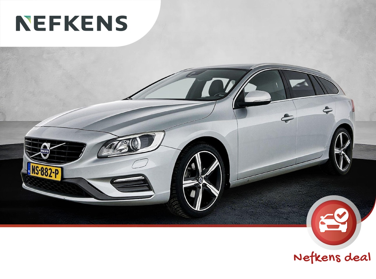 Volvo V60 - 2.0 T3 Nordic+ 152pk Automaat | Trekhaak | Navigatie | Climate Control | Cruise Control | - AutoWereld.nl