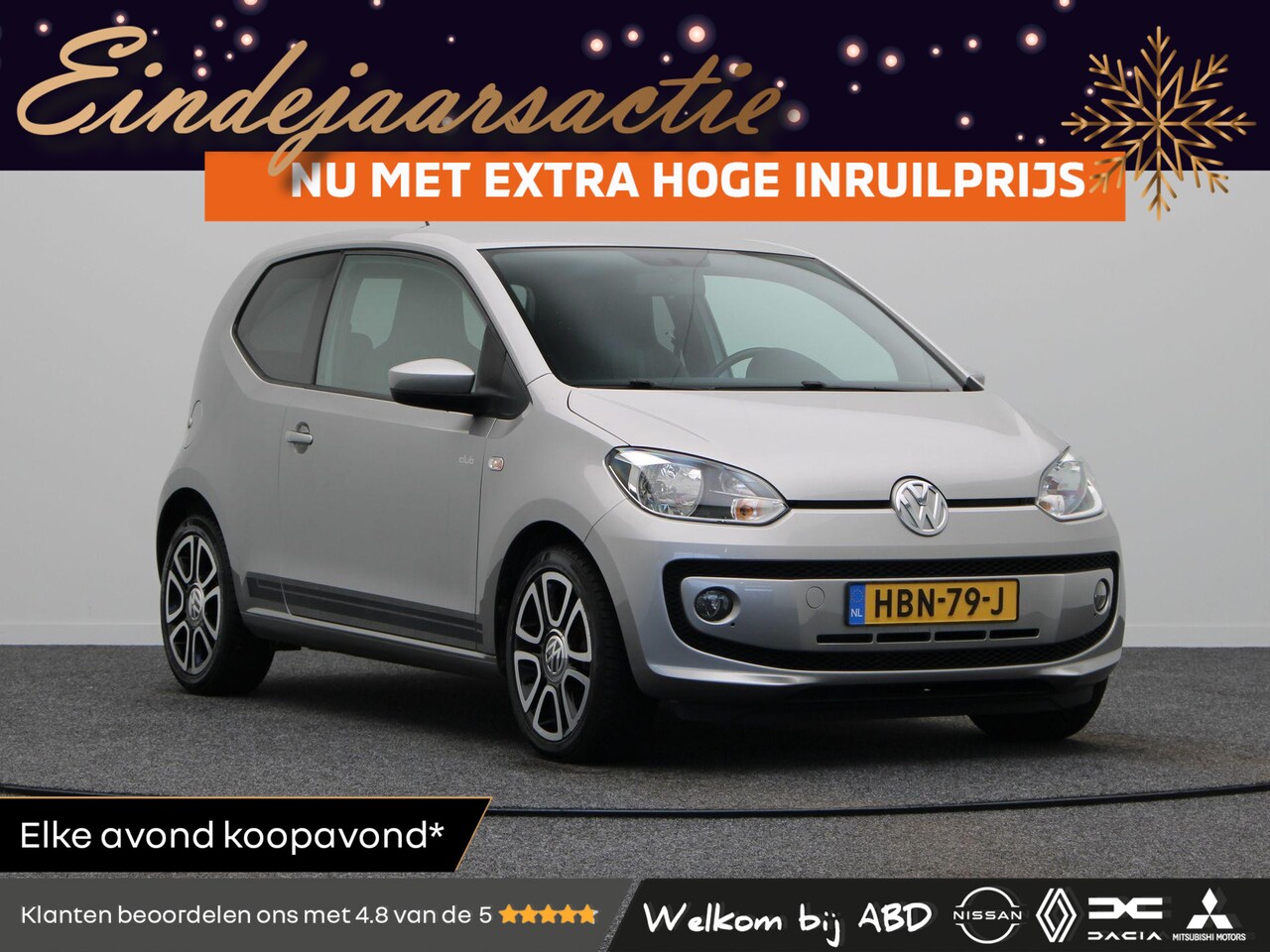Volkswagen Up! - 1.0 take up! BlueMotion | Stoelverwarming | Lichtmetalen velgen | Club uitvoering | - AutoWereld.nl