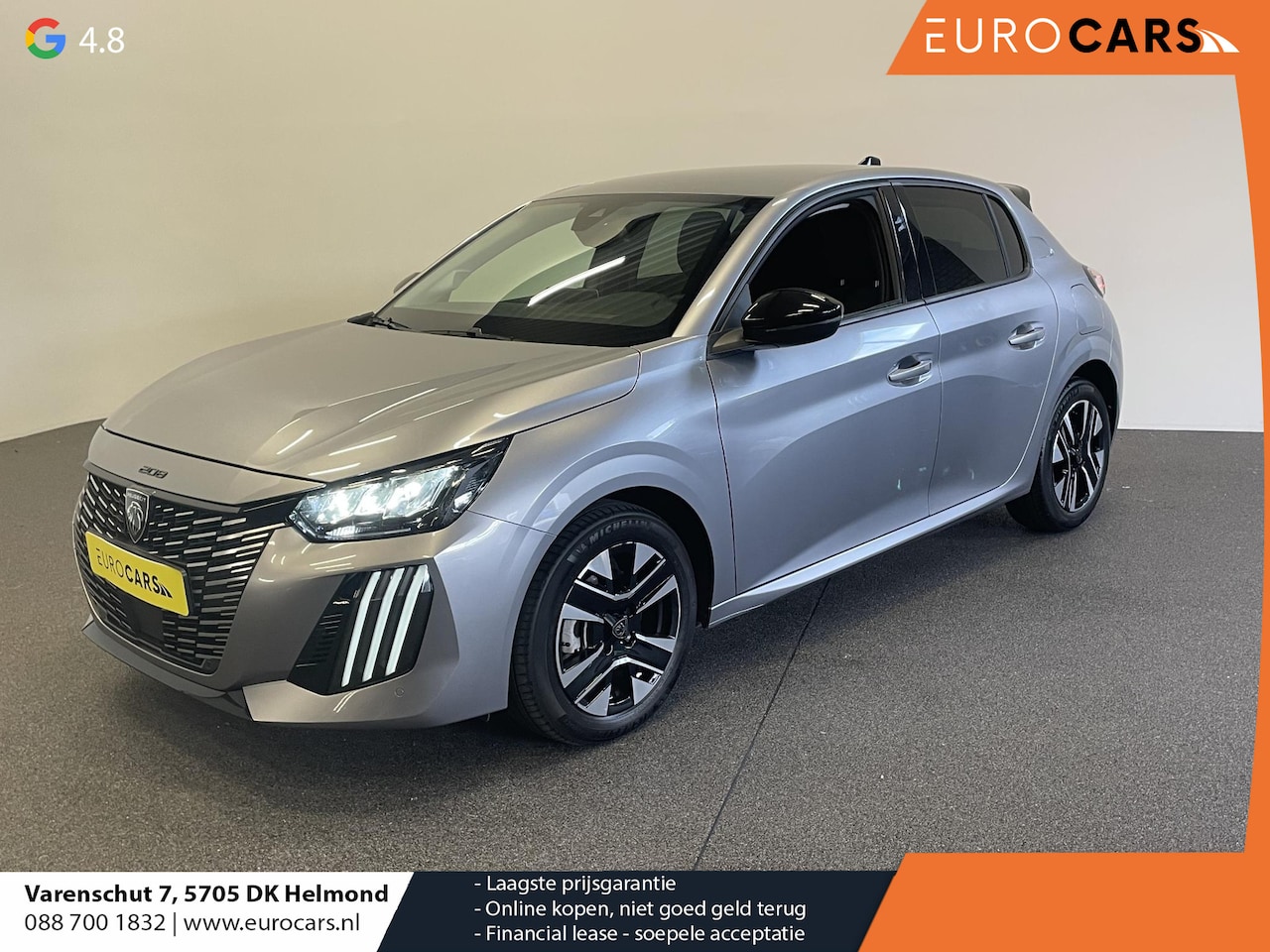 Peugeot 208 - Hybrid 100 AUT Allure Navigatie Apple Carplay/ Android Auto Camera Parkeersensoren Adaptiv - AutoWereld.nl