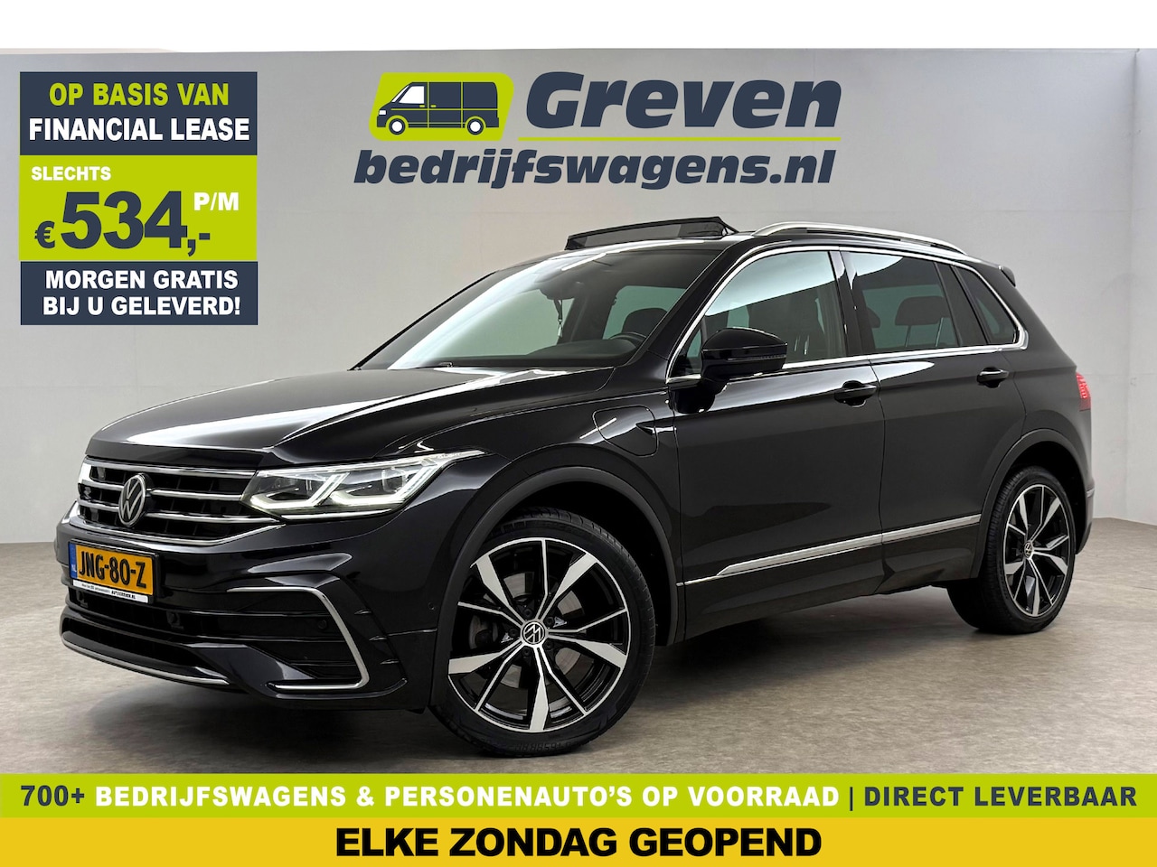 Volkswagen Tiguan - 1.4 TSI eHybrid R-Line | SOH 90% | Pano | Adap. Cruise | HuD | Virtual | Camera | Stoel/St - AutoWereld.nl