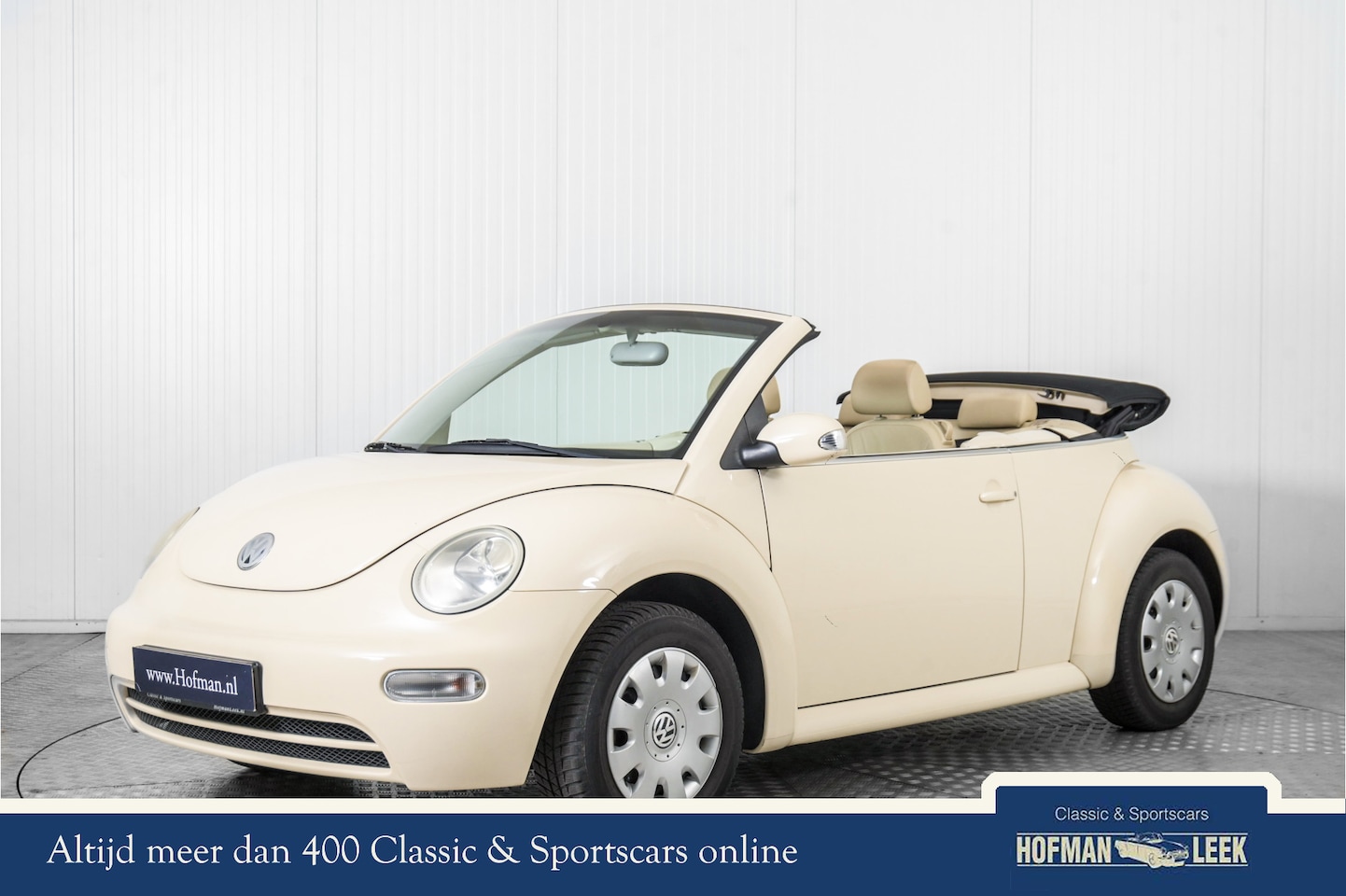 Volkswagen New Beetle Cabriolet - 1.6 leer en airco 1e eigenaar - AutoWereld.nl