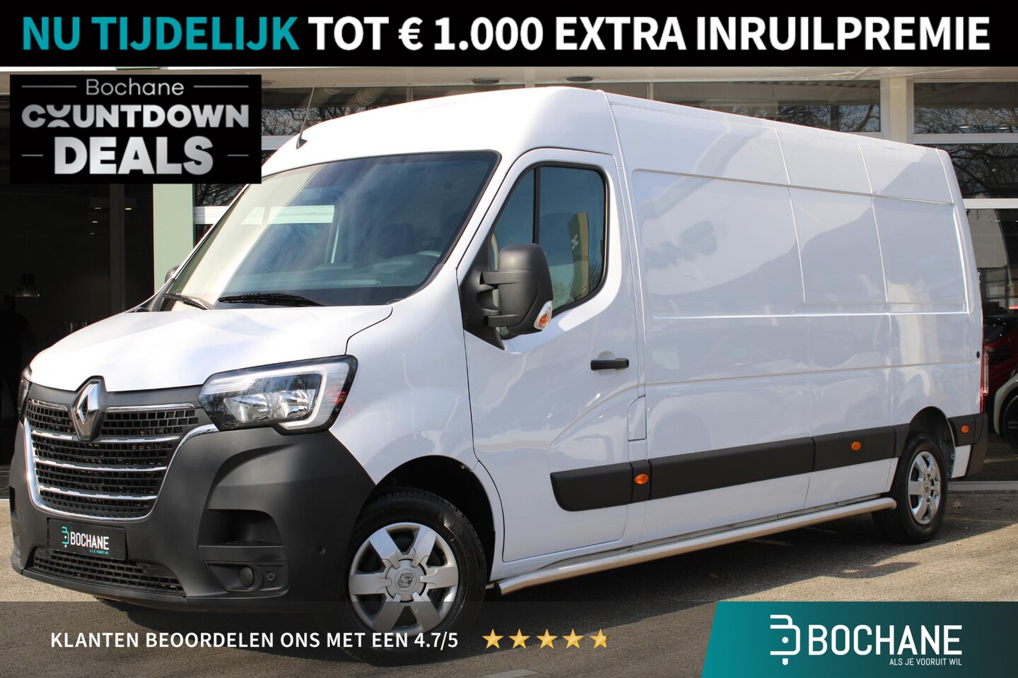 Renault Master - T35 2.3 dCi 135 L3H2 Work Edition Airconditioning | Trekhaak | Achterruitrij camera - AutoWereld.nl