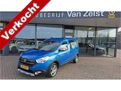 Dacia Dokker - 1.3 TCe Stepway 131 PK , AIRCO, Multimediasysteem, Navigatie, Achteruitrijcamera, Cruise c