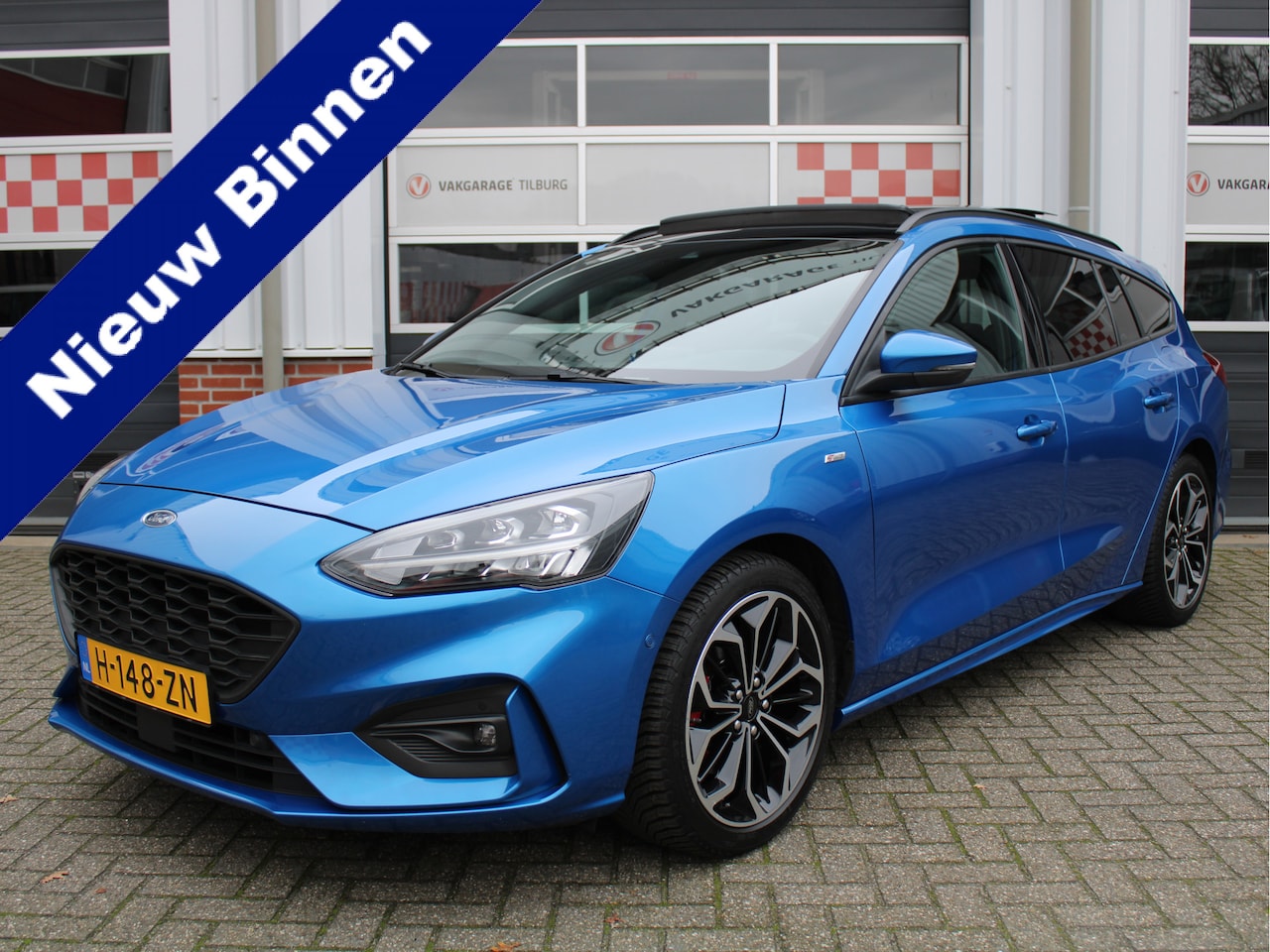 Ford Focus Wagon - 1.0 EcoBoost ST Line Business 1e Eig/ Dealer onderhouden/Panoramadak/Half leder/B&O/Camera - AutoWereld.nl