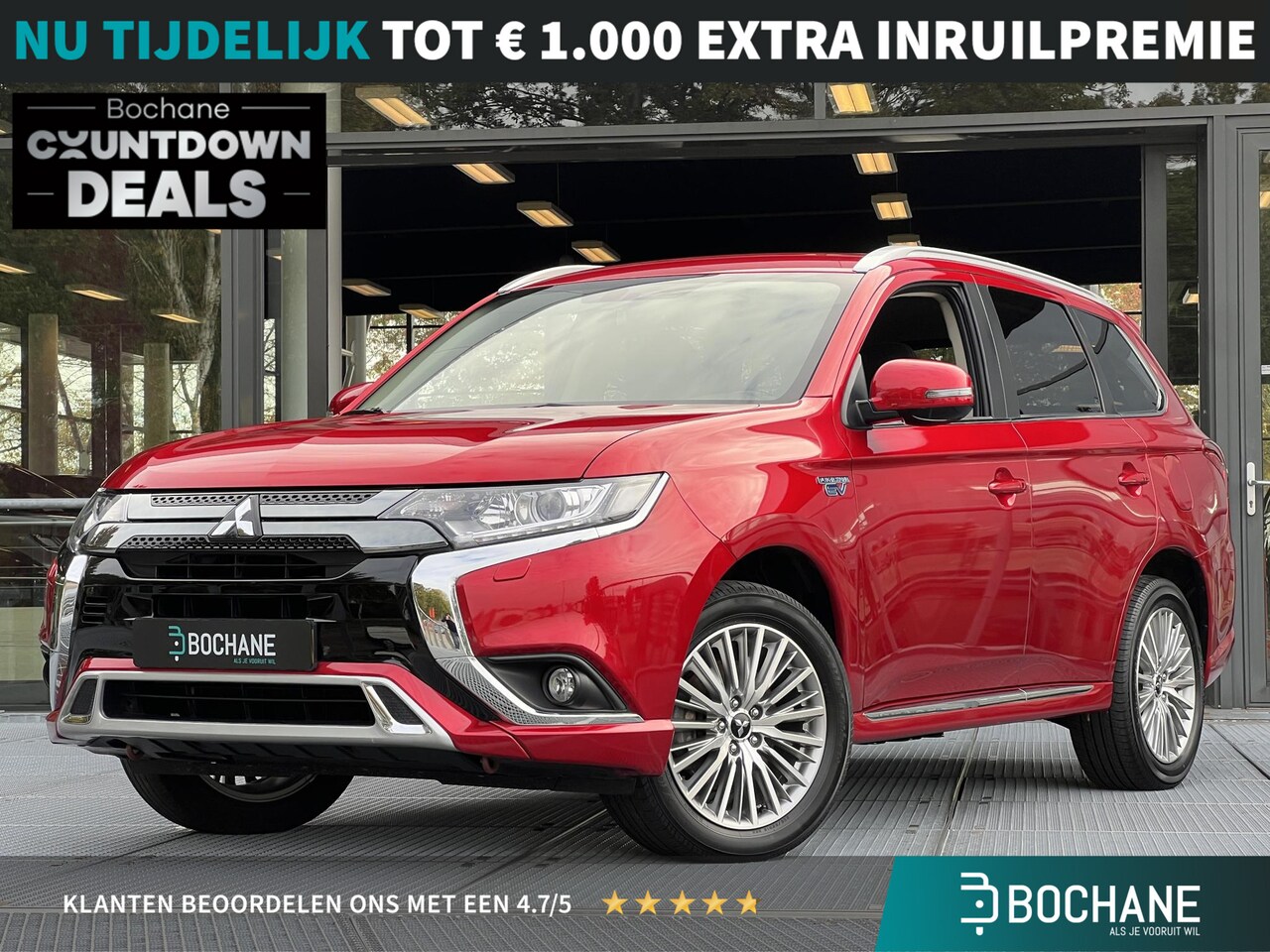 Mitsubishi Outlander - 2.4 PHEV Intense | Cruise Control | Navigatie | Carplay | FABRIEKSGARANTIE TOT 08-2029! - AutoWereld.nl
