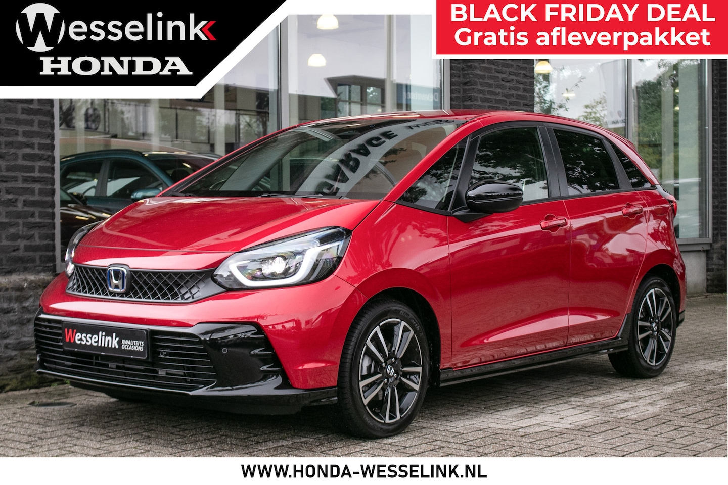 Honda Jazz - 1.5 e:HEV Advance Sport -Andr.auto/Apple carplay | Honda Sensing | Navi/camera - AutoWereld.nl