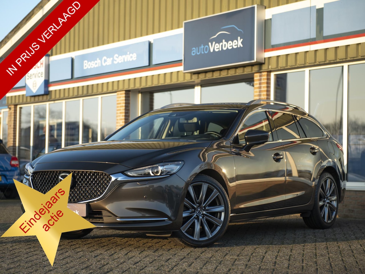 Mazda 6 Sportbreak - 2.5 SkyActiv-G 194pk Aut. | Navi | Matrix LED | App Connect | Stoel- & Stuurverwarming | B - AutoWereld.nl