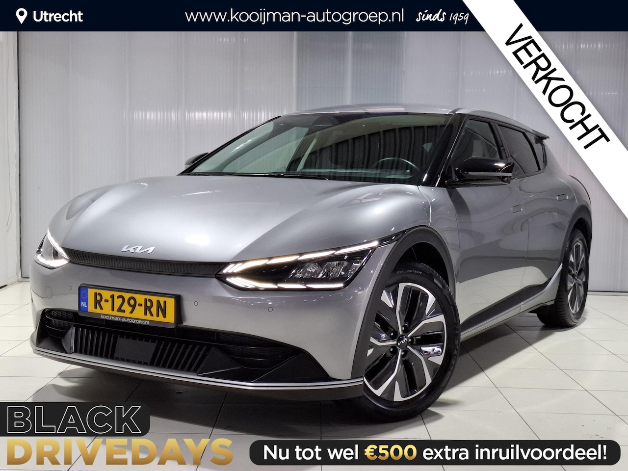 Kia EV6 - Air 58 kWh NL Auto, Stoel en Stuur verwarming, Apple Carplay/Android Auto, Navigatie, Came - AutoWereld.nl