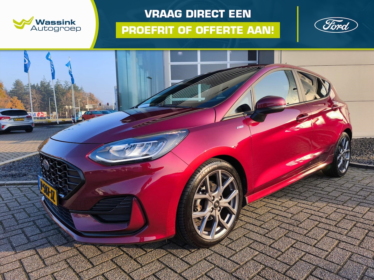 Ford Fiesta - 1.0 Ecoboost hybrid ST-LINE 125 PK I WINTER PACK PRIVACY GLASS - AutoWereld.nl