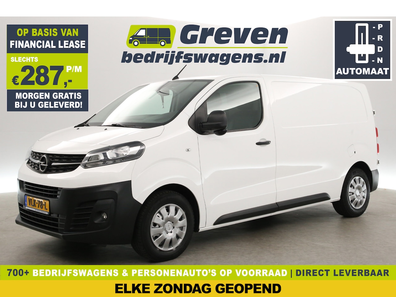 Opel Vivaro - 2.0 CDTI L2H1 | Automaat | 3-Zits | 360° Cam | Airco | Cruise | Navi | Carplay | Parkeerse - AutoWereld.nl