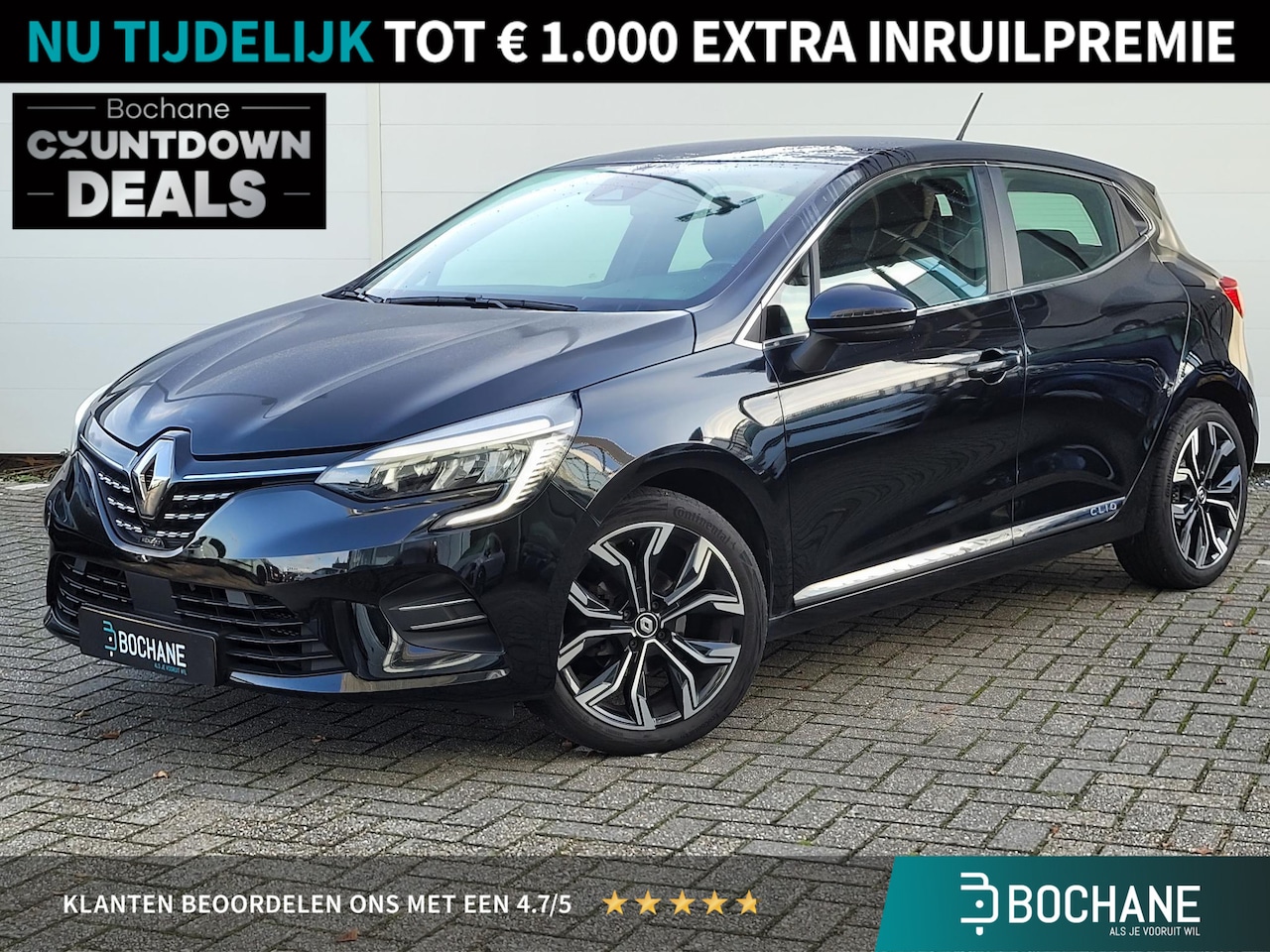 Renault Clio - 1.0 TCe Intens | Parkeerhulp | Navigatie | 17" Lichtmetalen Velgen | Dealer Onderhouden - AutoWereld.nl