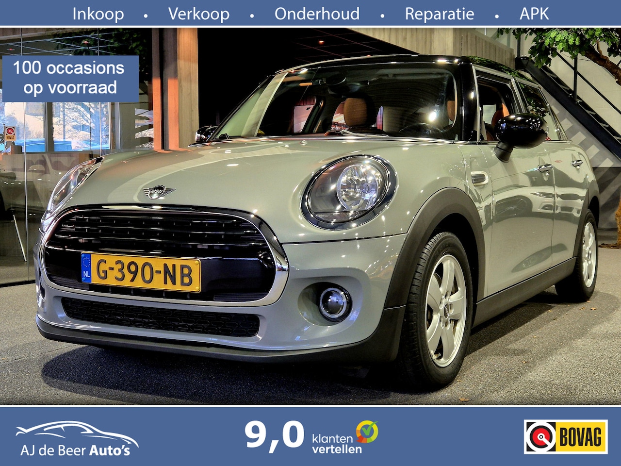 MINI Cooper - Mini 1.5 | Bi-tone | Navi | Cruise | Sensoren | Verw. stoelen - AutoWereld.nl