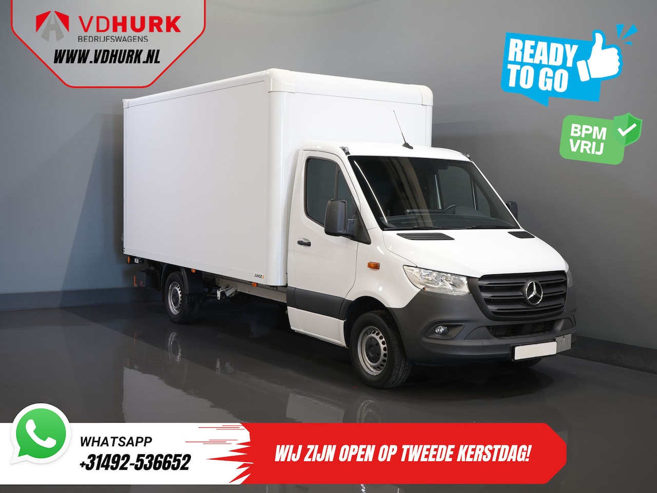 Mercedes-Benz Sprinter - 317 1.9 CDI BPM VRIJ! 445x211x225/ Dhollandia Laadklep/ CarPlay/ Stoelverw./ Navi/ Airco/ - AutoWereld.nl