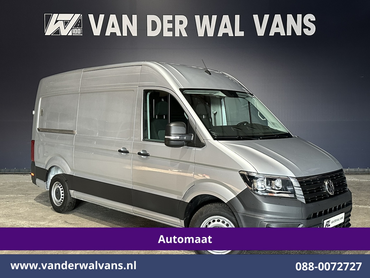 Volkswagen Crafter - 2.0 TDI 141pk Automaat L3H3 L2H2 Euro6 Airco | Camera | Navigatie | Cruisecontrol | Stoelv - AutoWereld.nl