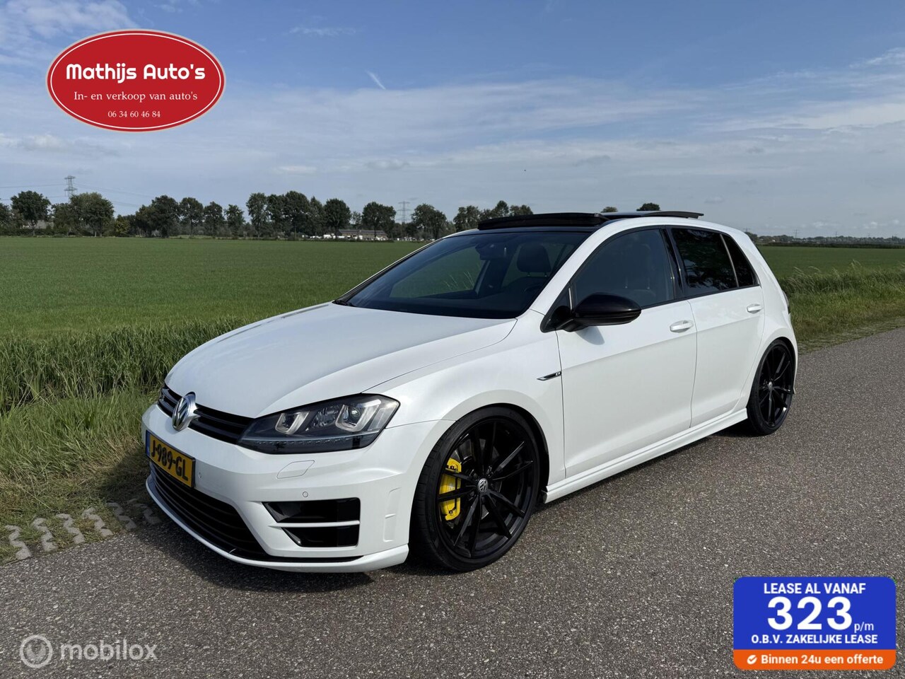Volkswagen Golf - 2.0 TSI R 4MOTION 2.0 TSI R 4Motion, KW Gepfeffert, Pano, DSG,100% Onderhouden,Nette Auto! - AutoWereld.nl
