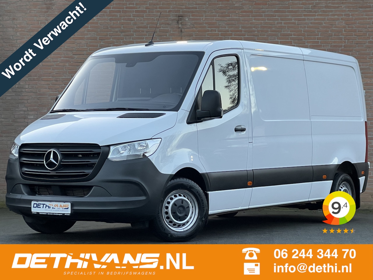 Mercedes-Benz Sprinter - 214CDI 143PK L2H1 Cruisecontrol / Airconditioning / Euro6 - AutoWereld.nl