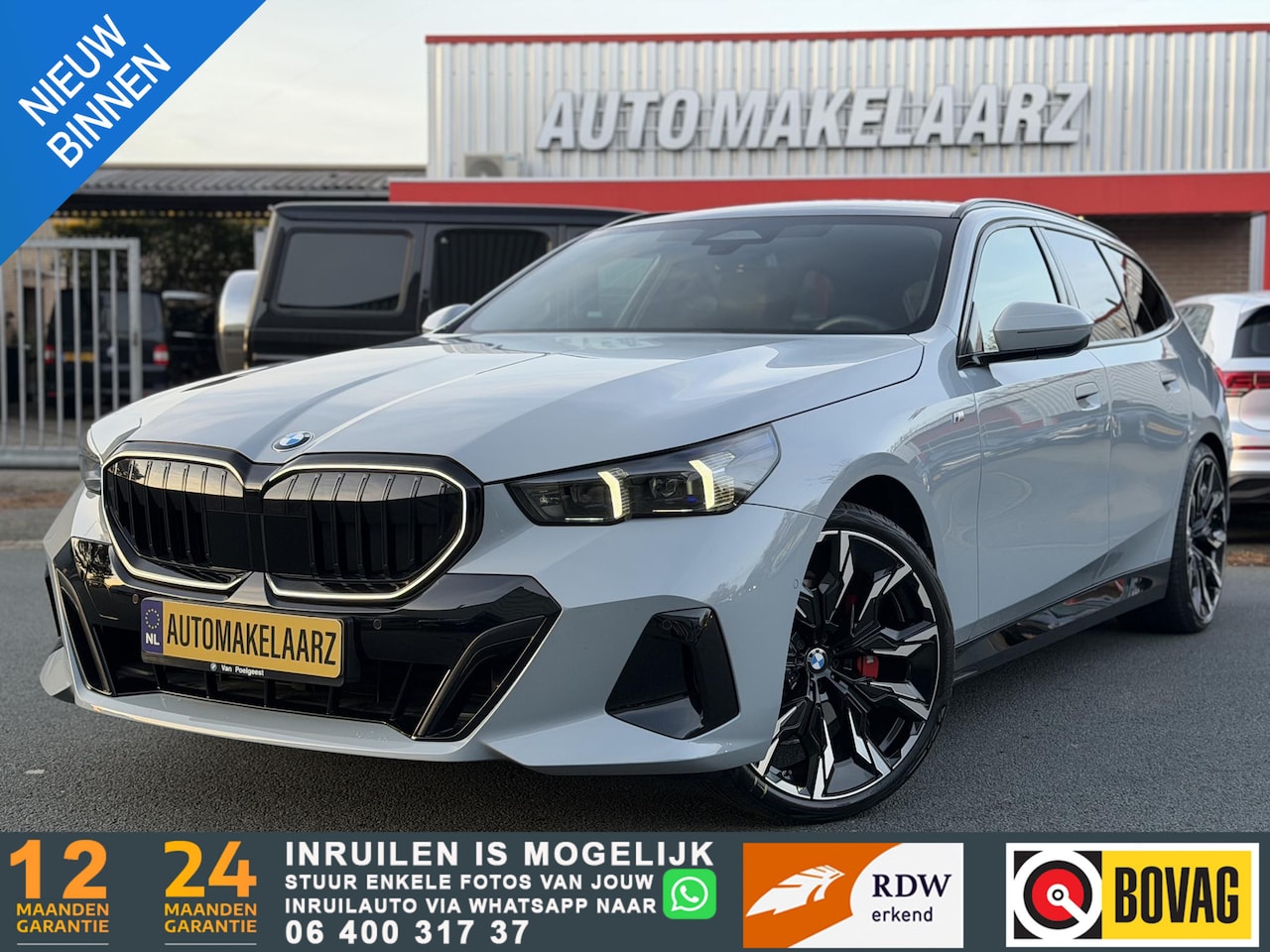 BMW 5-serie Touring - 520i M Sport Pro Brooklyn 21” H&K PANO LASER - AutoWereld.nl