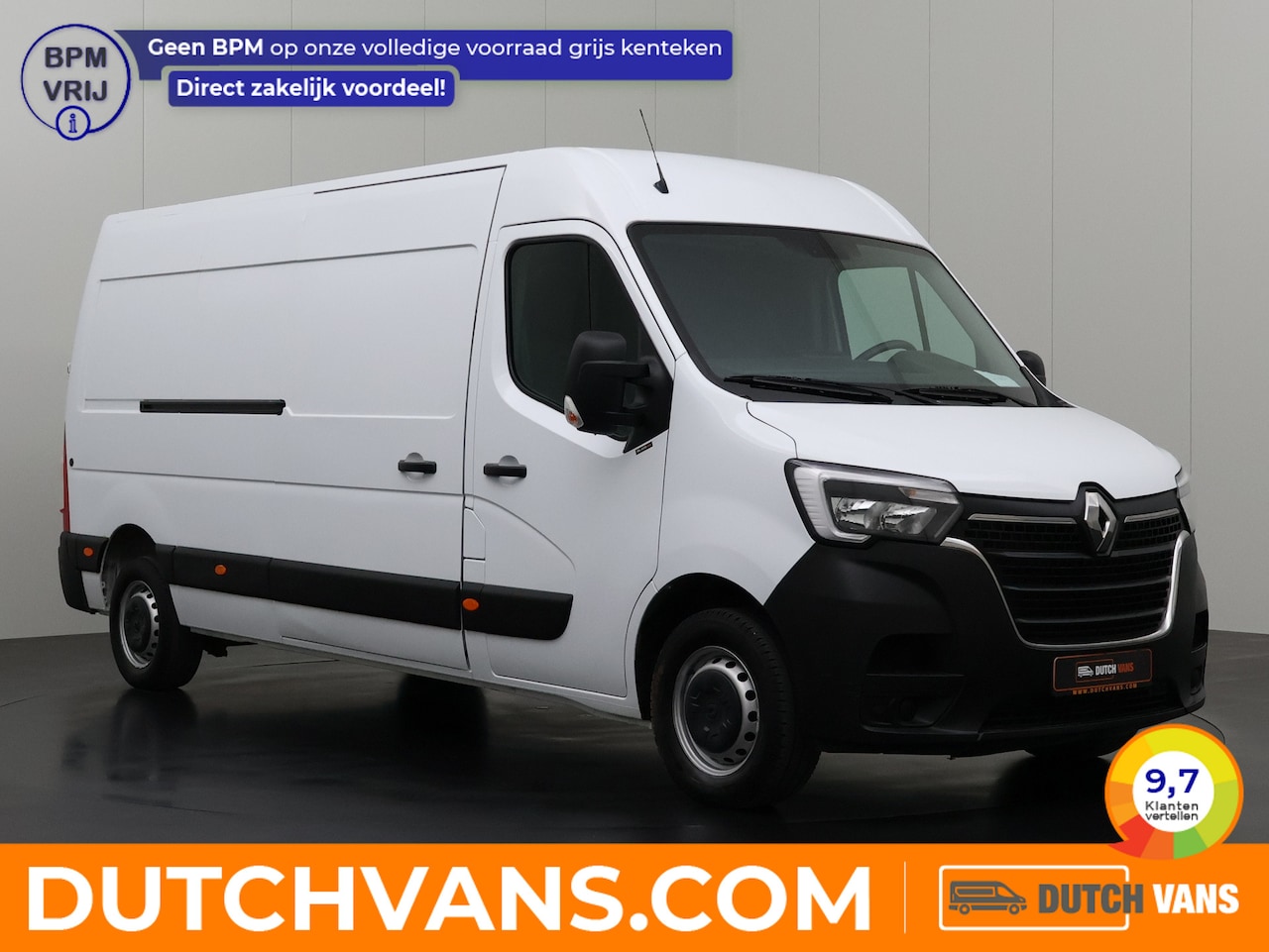 Renault Master - 2.3DCI 135PK L3H2 | Airco | Cruise | 3-Persoons | Betimmering - AutoWereld.nl