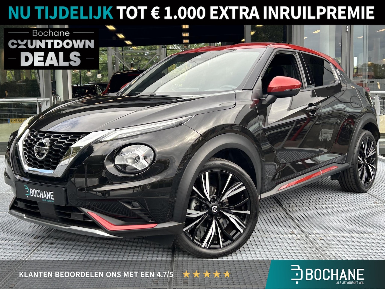 Nissan Juke - 1.0 DIG-T N-Design 117PK Automaat | Navigatie | Carplay | 360° Camera | NAP! - AutoWereld.nl