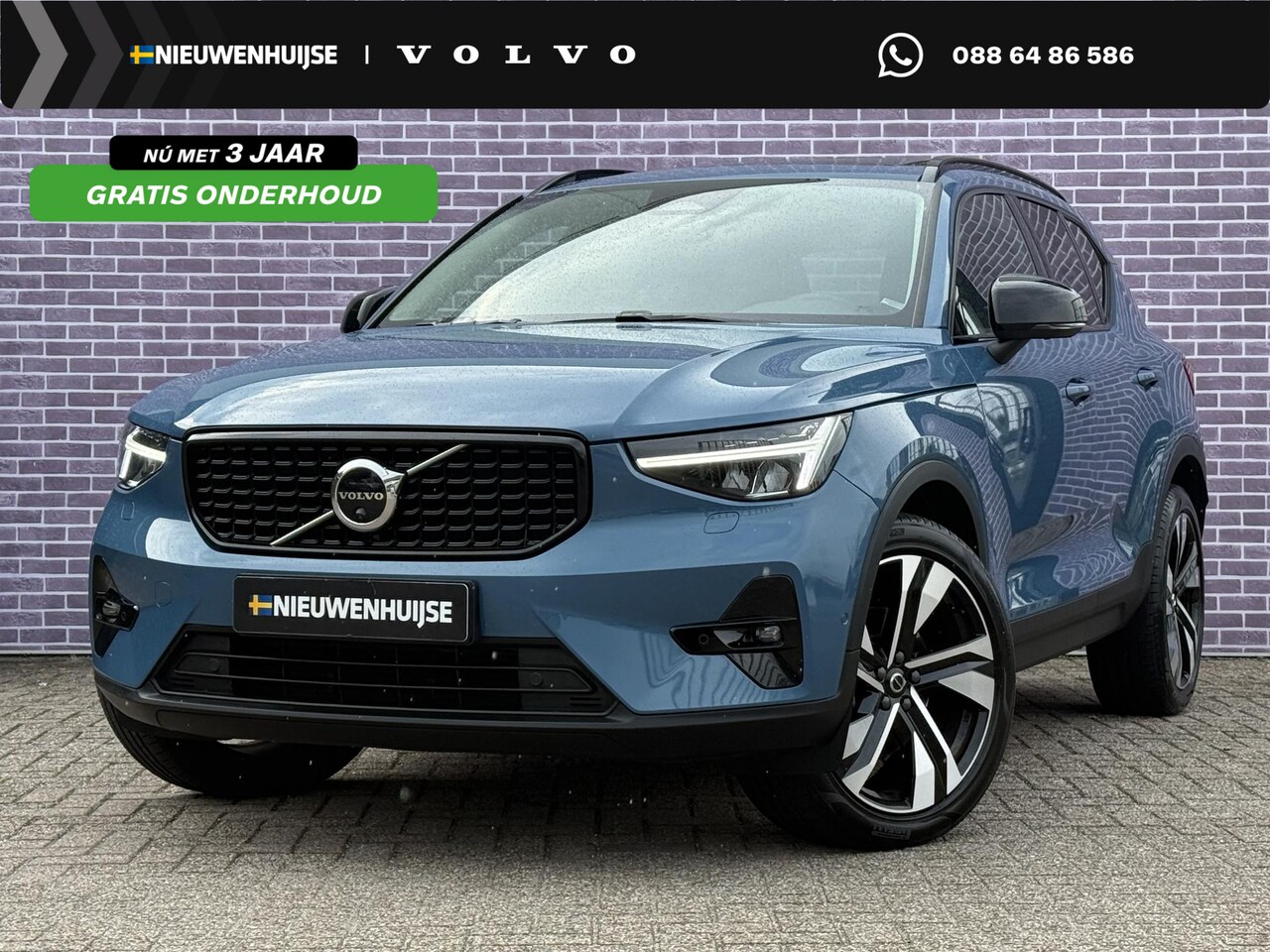 Volvo XC40 - 2.0 B4 AWD Ultimate Dark | Facelift | Leder | Memory | Panorama-schuifdak | 360° Camera | - AutoWereld.nl