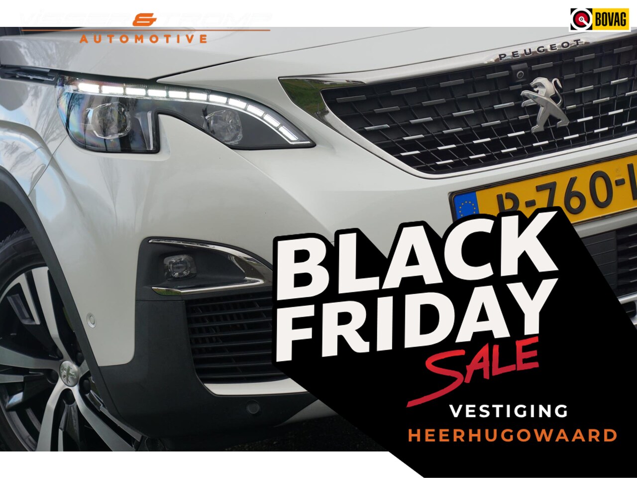 Peugeot 5008 - 1.2 PureTech Blue Lease GT Line - Blanc Nacré - Panorama/schuifdak/Carplay - AutoWereld.nl