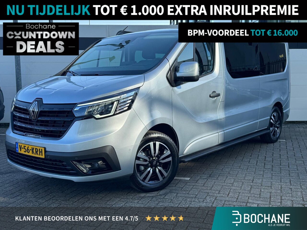 Renault Trafic - 2.0 Blue dCi 170 T30 L2H1 Anniversary | Automaat | Trekhaak | Clima | Navi | LM-velgen | C - AutoWereld.nl