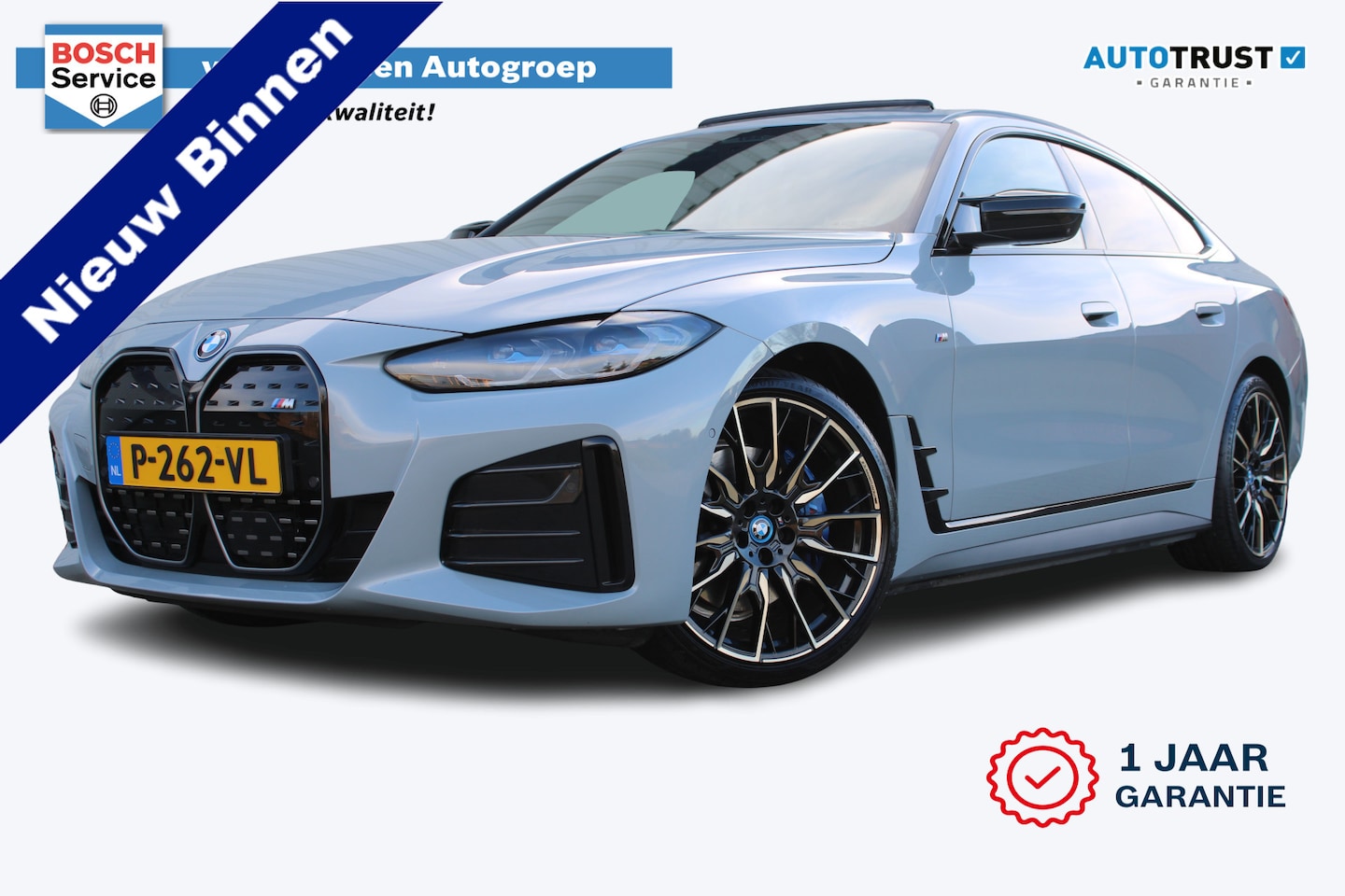 BMW i4 - M50 High Executive 84 kWh | Incl. 12 maanden garantie | Assisted driving | Stoel/stuurverw - AutoWereld.nl