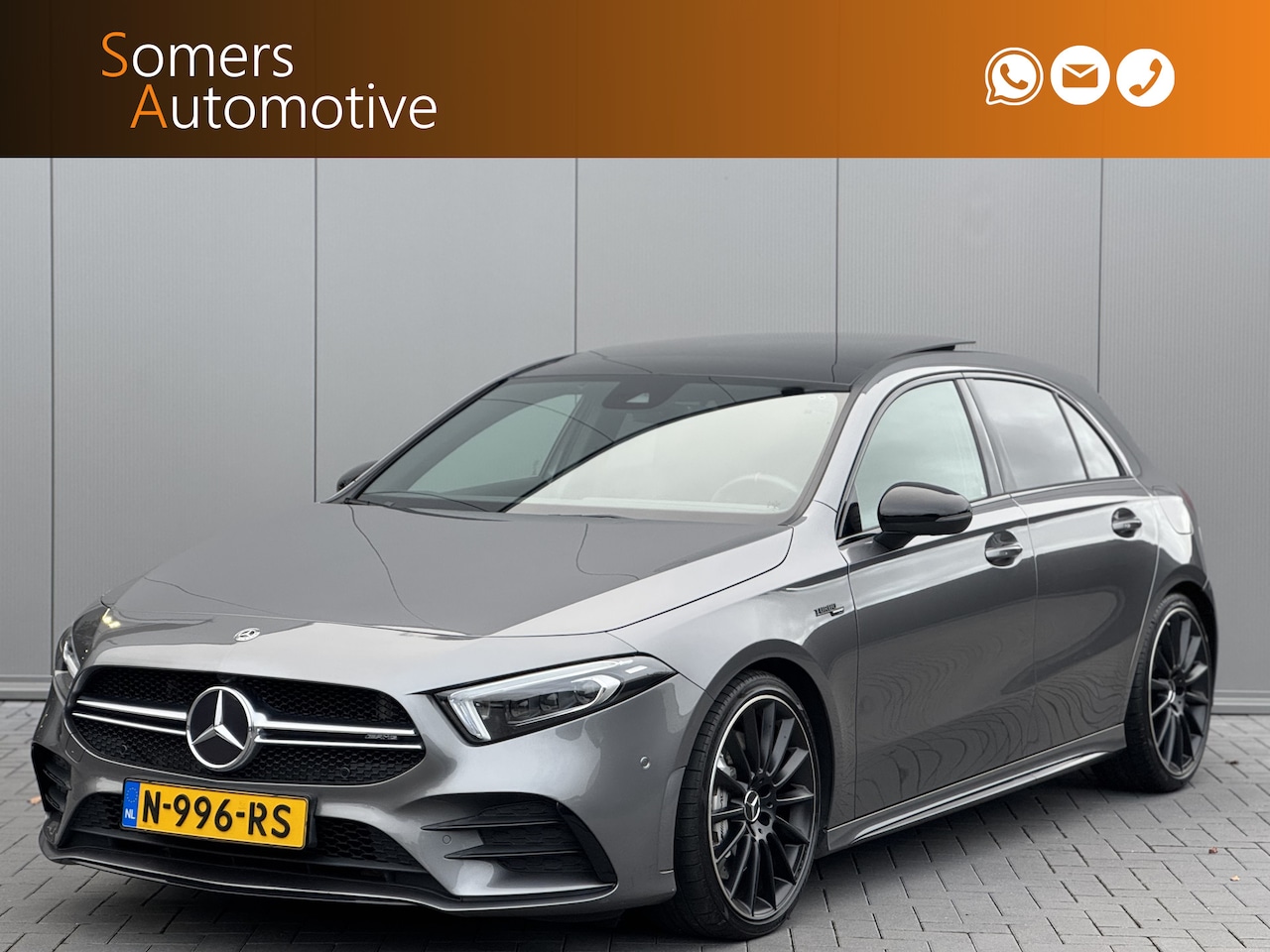 Mercedes-Benz A-klasse - AMG 35 4MATIC | Panorama | Multibeam | Performance Stuur | Sfeer | 19" - AutoWereld.nl