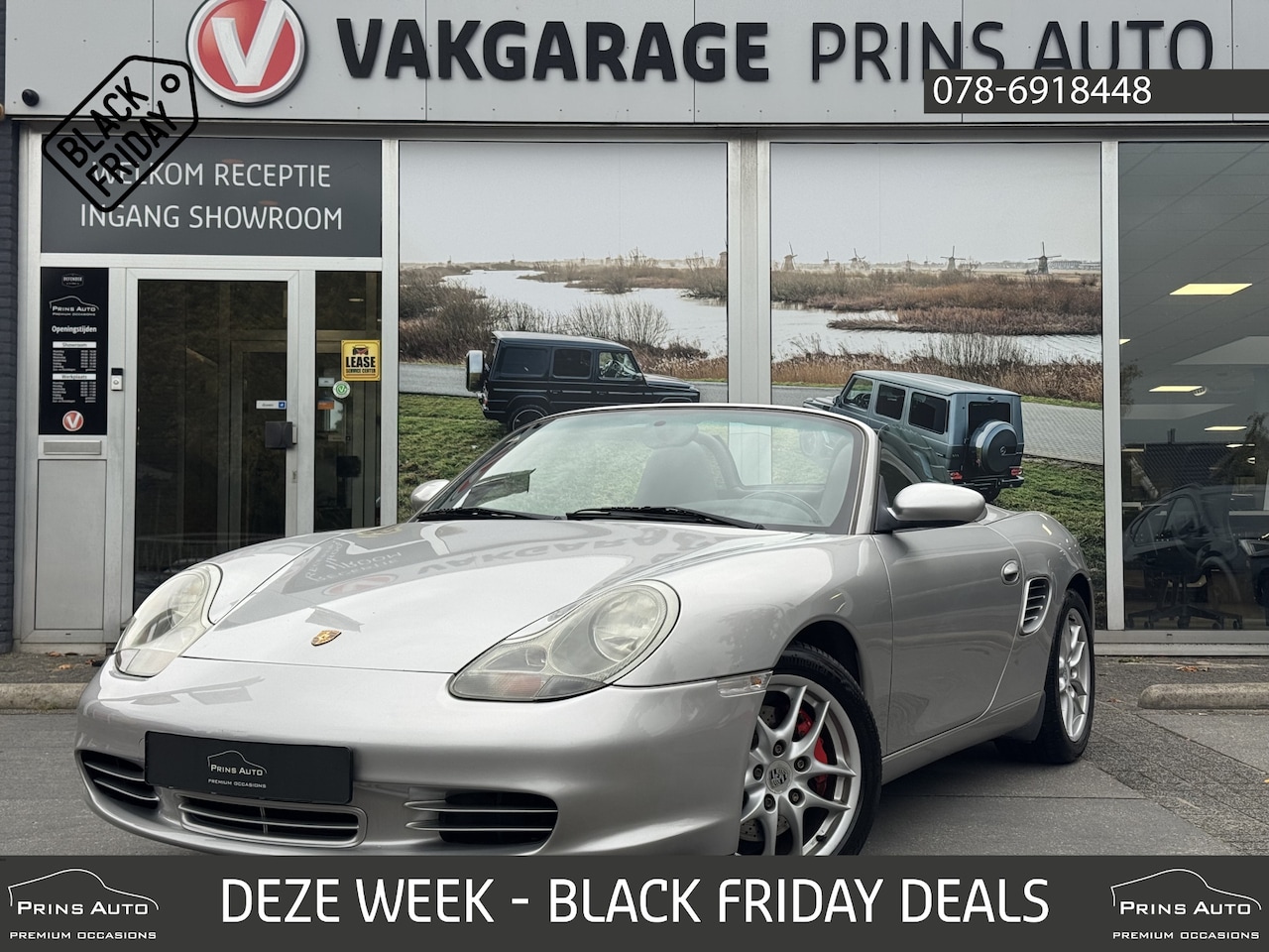 Porsche Boxster S - 3.2 Tiptronic |NIEUWE KAP|STOELVERW.|AIRCO|YOUNGTIMER| 3511 - AutoWereld.nl