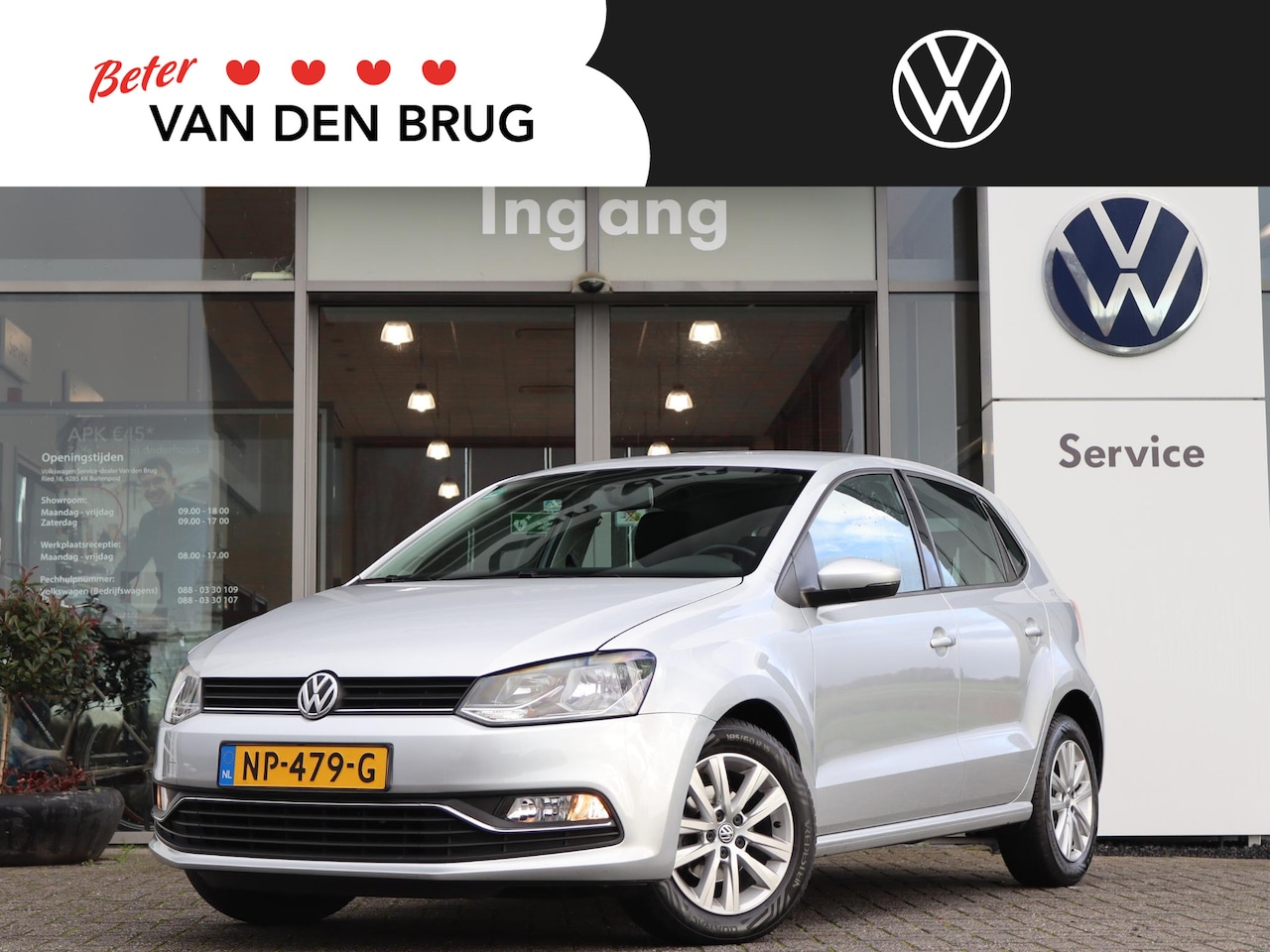 Volkswagen Polo - 1.2 TSI 90 pk Comfortline | Bluetooth | Cruise Control | Airco | 15'' LM | Elektrische Ram - AutoWereld.nl
