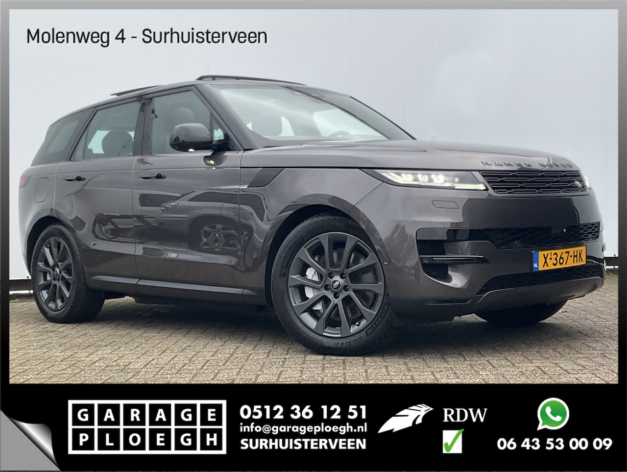 Land Rover Range Rover Sport - 3.0 P460e 618PK HSE Dynamic Trekhaak Pano Meridian Memory Leer 360Cam BOMVOL! - AutoWereld.nl