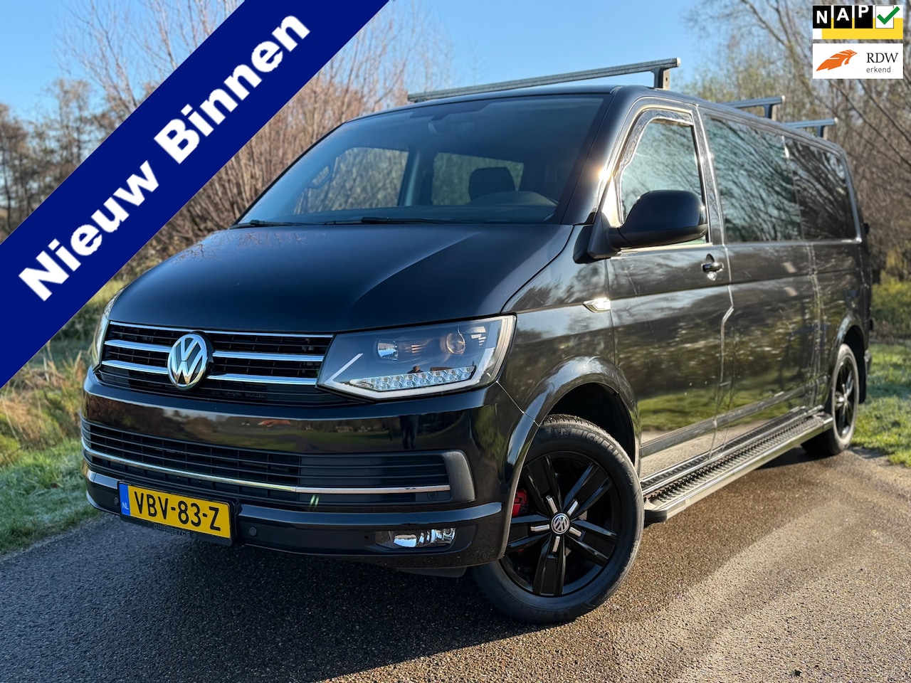 Volkswagen Transporter - 2.0 TDI L2H1 DC Comfortline Plus / Automaat / 1ste Eigenaar / BTW Auto / Trekhaak / Naviga - AutoWereld.nl
