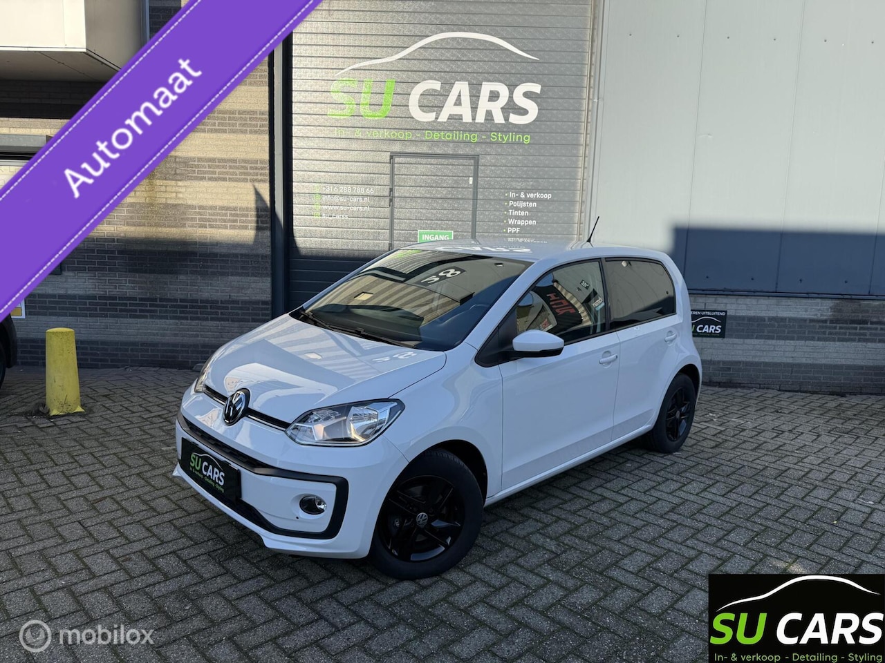 Volkswagen Up! - 1.0 BMT high Automaat|Stoelverw|Elek. Spiegel - AutoWereld.nl