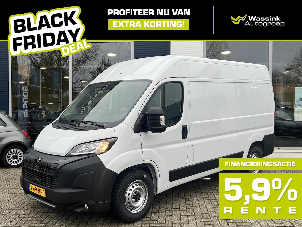 Peugeot Boxer - GB 2.2 140PK BlueHDi L2H2 35 Zwaar | Navigatie | Apple Carplay & Android Auto | Verzwaarde - AutoWereld.nl