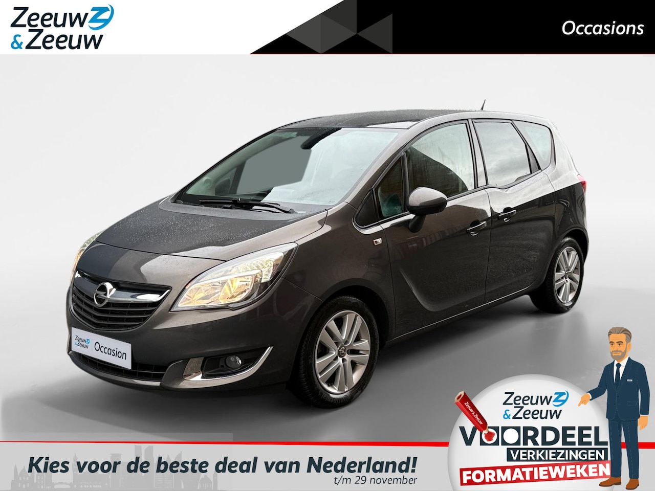 Opel Meriva - 1.4 Turbo Design Edition | 1e Eigenaar | Navi | Trekhaak | Trekgewicht: 1.300 kg | Bovag g - AutoWereld.nl