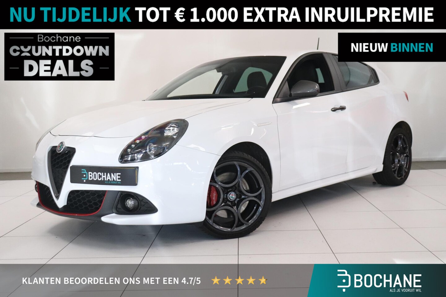 Alfa Romeo Giulietta - 1.4 Turbo MultiAir Super | Climate control | Lederen bekleding | Navigatie | 18" Lichtmeta - AutoWereld.nl