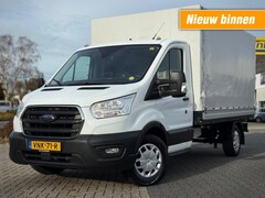 Ford Transit - 2.0 TDCI PICK-UP OPEN LAADBAK MET HUIF 1e EIGENAAR