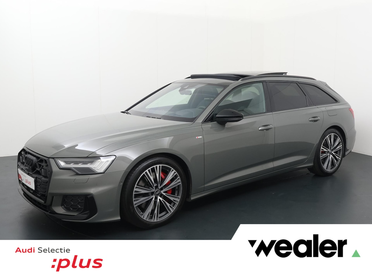 Audi A6 Avant - 55 TFSI e quattro S edition Competition | 367 PK | SoH 91% | Trekhaak | Panoramadak | Head - AutoWereld.nl