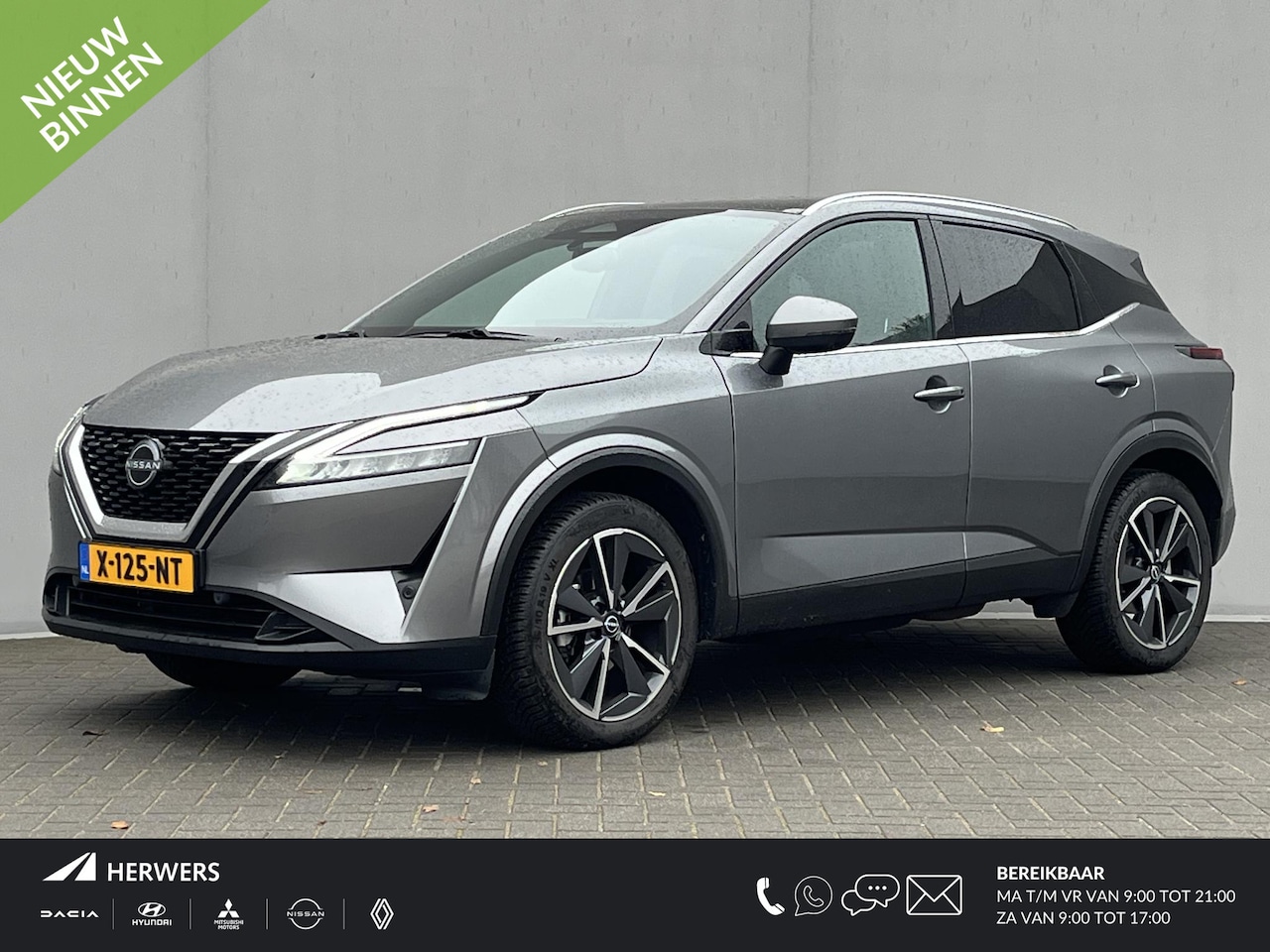 Nissan Qashqai - 1.3 MHEV Xtronic Tekna / Vaste Trekhaak 13-polig (Trekgewicht 1.800kg) / Panoramadak / 360 - AutoWereld.nl