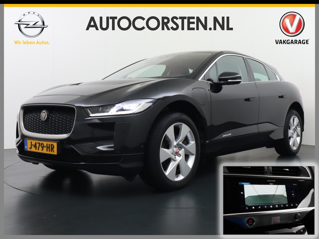 Jaguar I-PACE - EV400 400pk SE 90kWh AWD Leer+Elektr. Meridian®-Audio Apple Carplay Android Auto Navi Led- - AutoWereld.nl