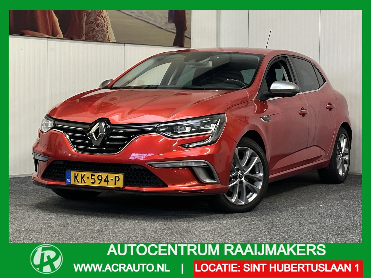 Renault Mégane - 1.2 TCE GT-LINE BOSE TREKHAAK ACHTERUITRIJ CAMERA HALF LEDER KEYLESS GO ZEER MOOI !!! - AutoWereld.nl