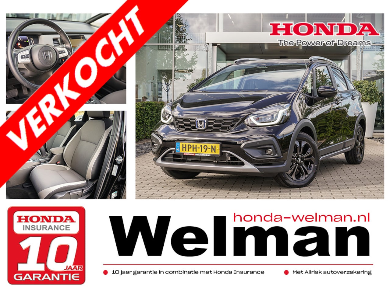 Honda Jazz - 1.5i e:HEV ADVANCE CROSSTAR - DEMO - FULL HYBRID - CAMERA - AutoWereld.nl