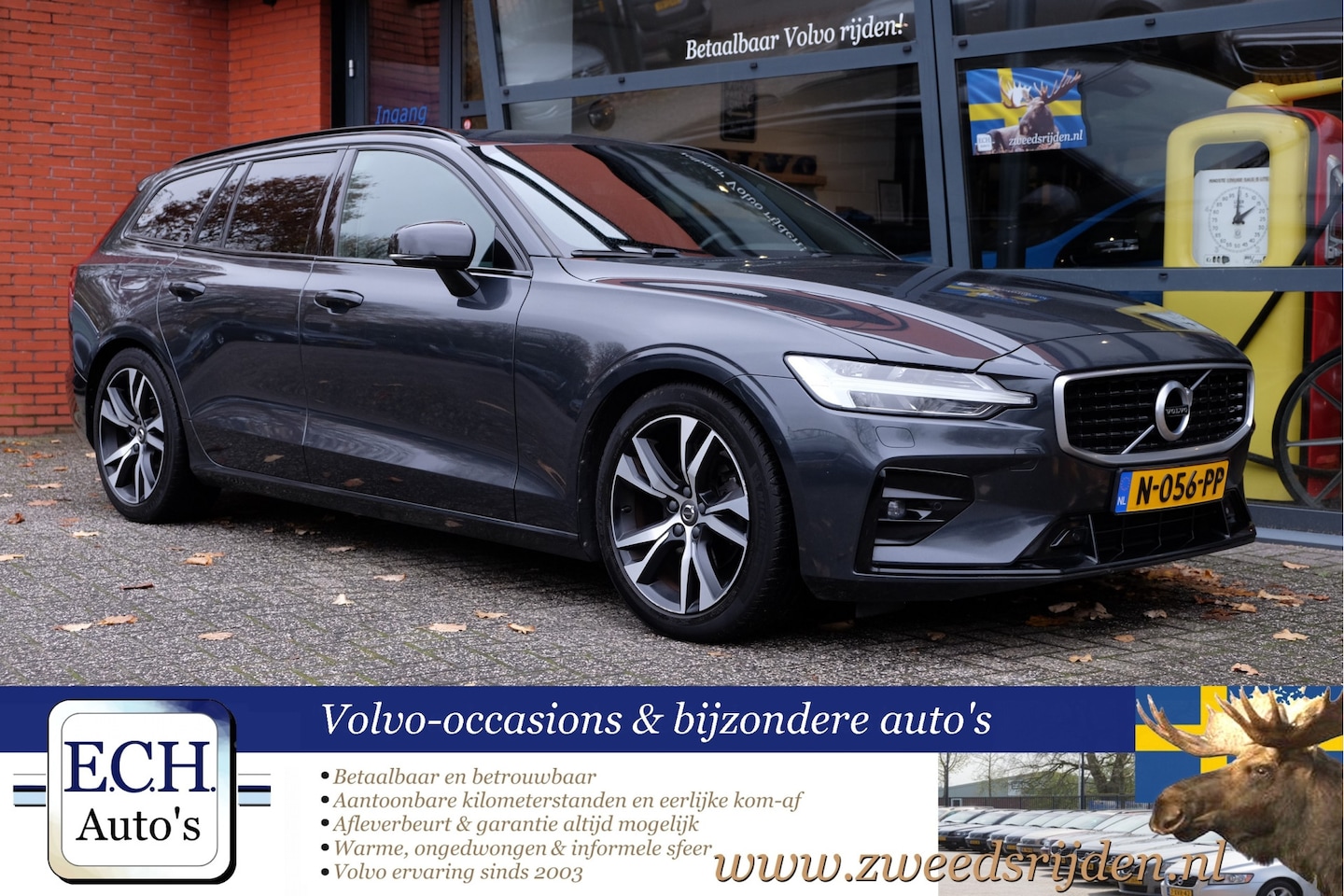 Volvo V60 - 2.0 D4 190 pk Aut. R-Design, Apple CarPlay, Trekhaak - AutoWereld.nl