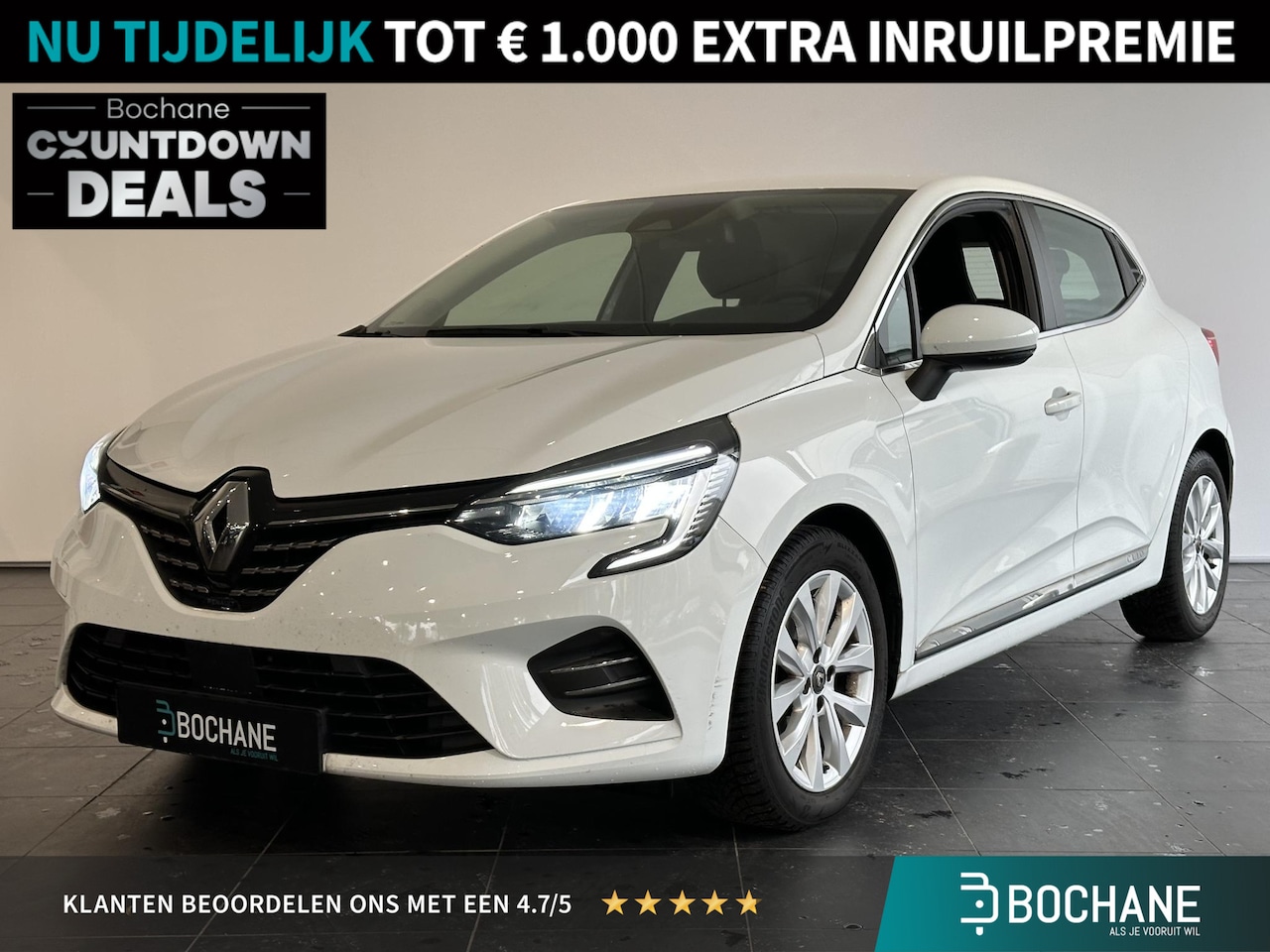 Renault Clio - 1.0 TCe Intens | NAVIGATIE | PARKEERSENSOREN ACHTER | CLIMATE CONTROL | LANE ASSIST - AutoWereld.nl