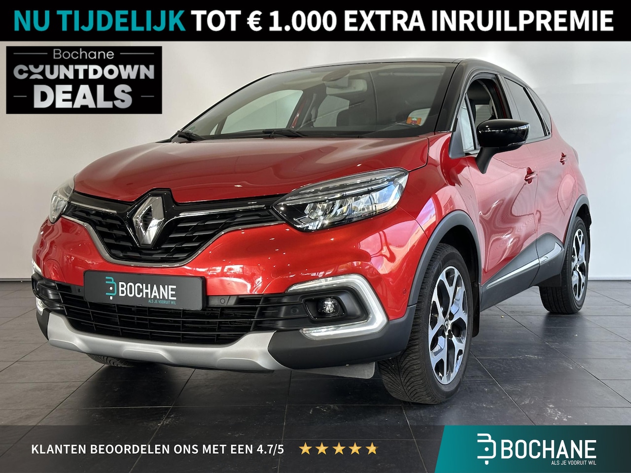 Renault Captur - 0.9 TCe Edition One TREKHAAK | LEDEREN BEKLEDING | NAVIGATIE | ACHTERUITRIJCAMERA - AutoWereld.nl