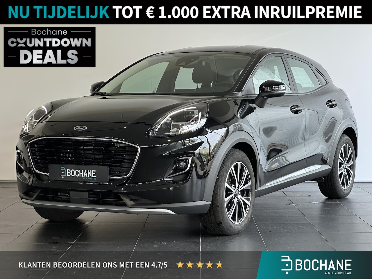 Ford Puma - 1.0 EcoBoost Hybrid Titanium | Winterpakket | Apple carplay | Adaptieve cruise | - AutoWereld.nl