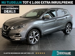 Nissan Qashqai - 1.3 DIG-T Tekna + | PANORAMADAK | RONDOM ZICHT CAMERA | LEDEREN BEKLEDING