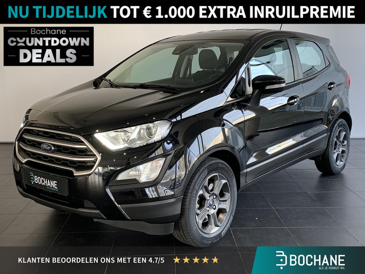 Ford EcoSport - 1.0 EcoBoost Connected APPLE CARPLAY | LICHTMETALEN VELGEN | AIRCONDITIONING | CRUISE CONT - AutoWereld.nl
