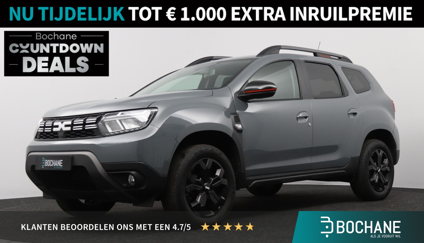 Dacia Duster - 1.3 TCe 150 EDC Extreme | Automaat | Trekhaak | Stoelverwarming | - AutoWereld.nl