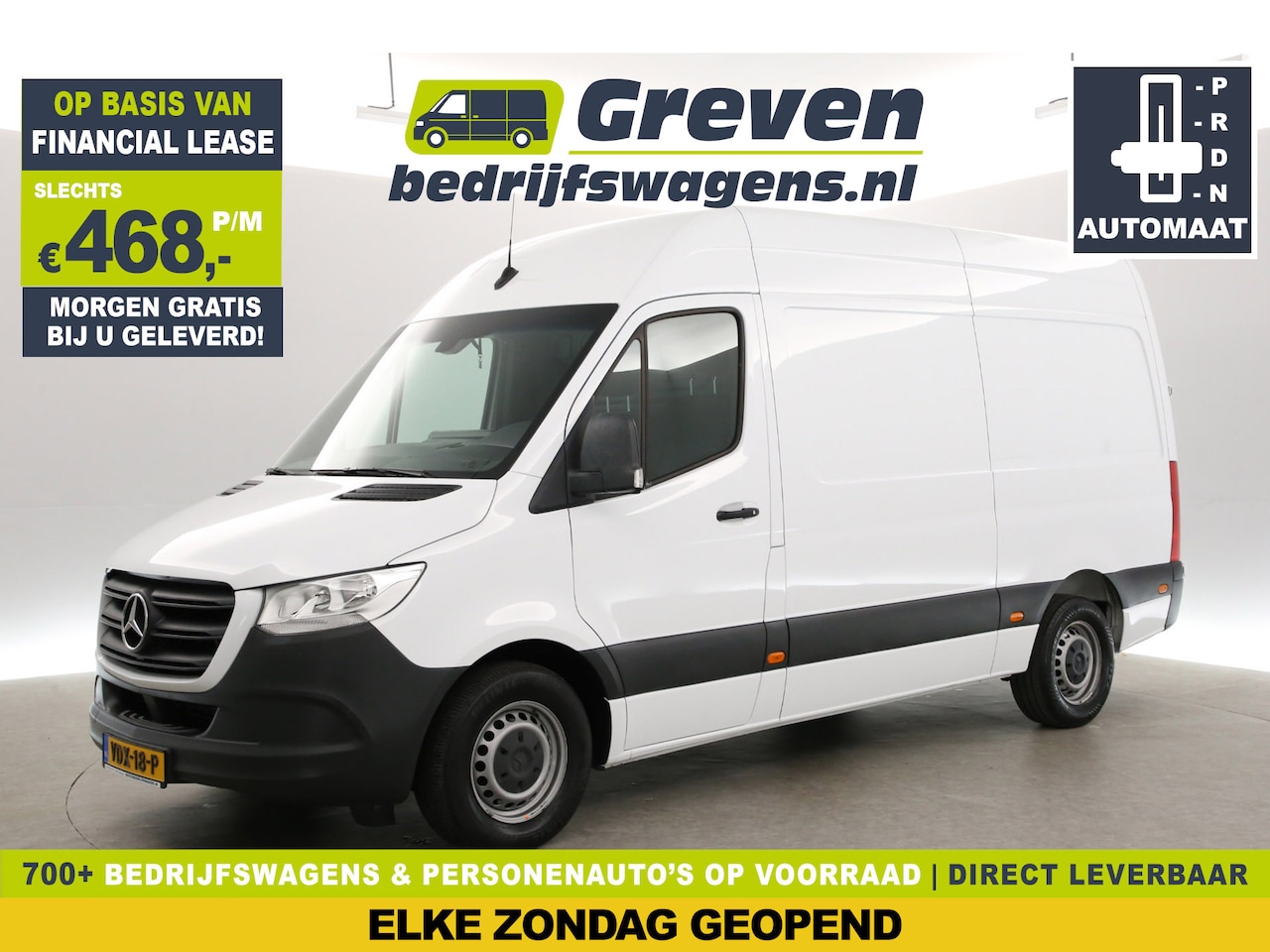Mercedes-Benz Sprinter - 314 2.2 CDI L2H2 | Aut. | 3500KG Trekgew. | Airco | Camera | 3-Zits | Cruise | Navi - AutoWereld.nl